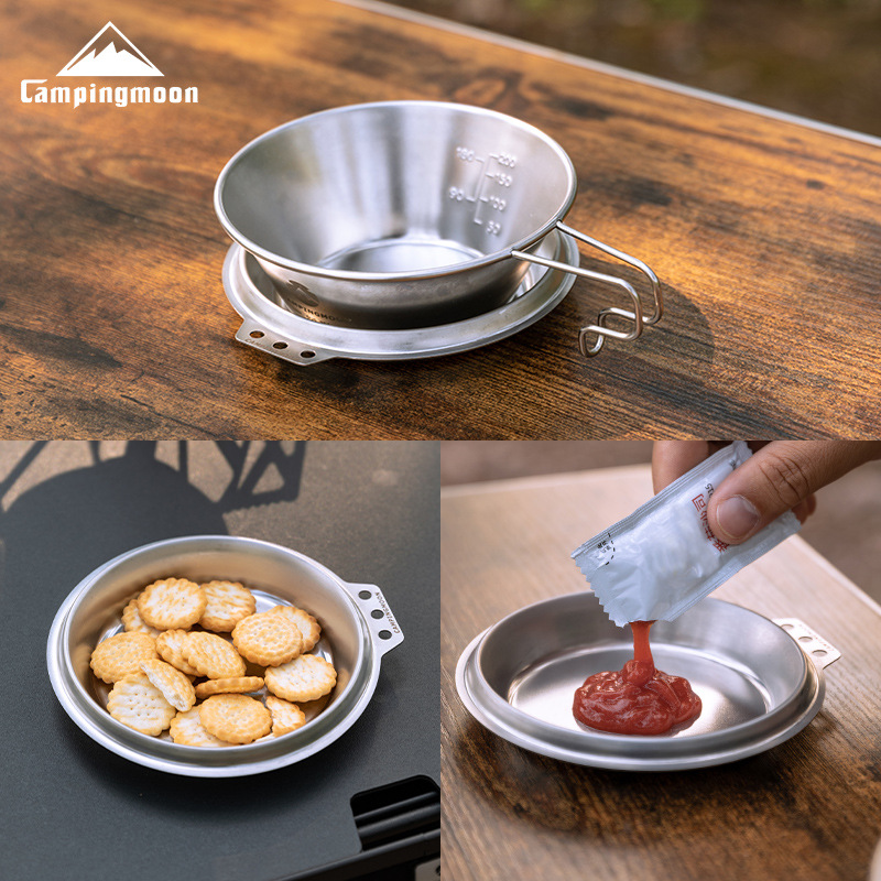 Camping Cooking Frying Pan - CAMPINGMOON S-SD Утолщенная глубокая миска из