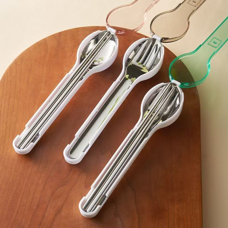 Camping Cooking Utensils Kit - Портативный набор столовых приборов с ящиком