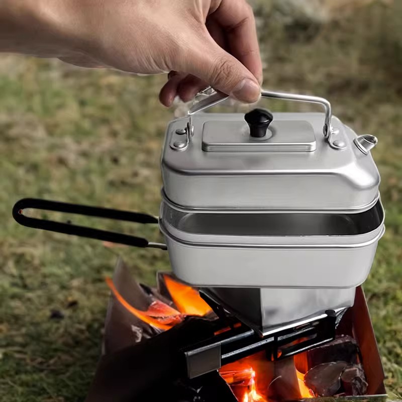 Camping Cooking Recipes - Сверхлегкий портативный туристический чайник для пикника,