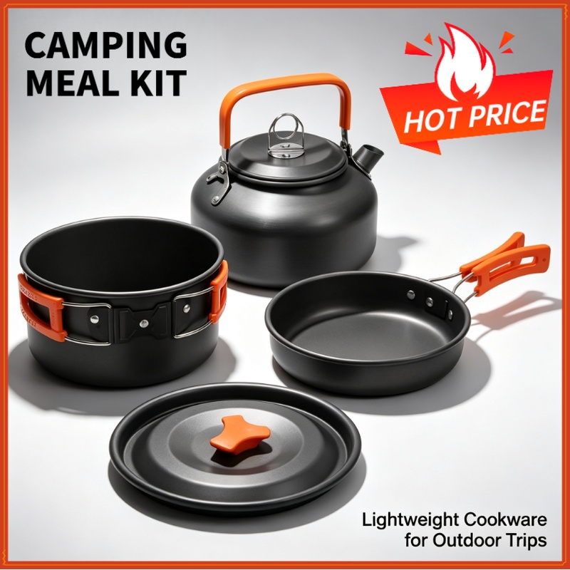 Camping Cooking Recipes - Набор для кемпинга: походная посуда, дорожная