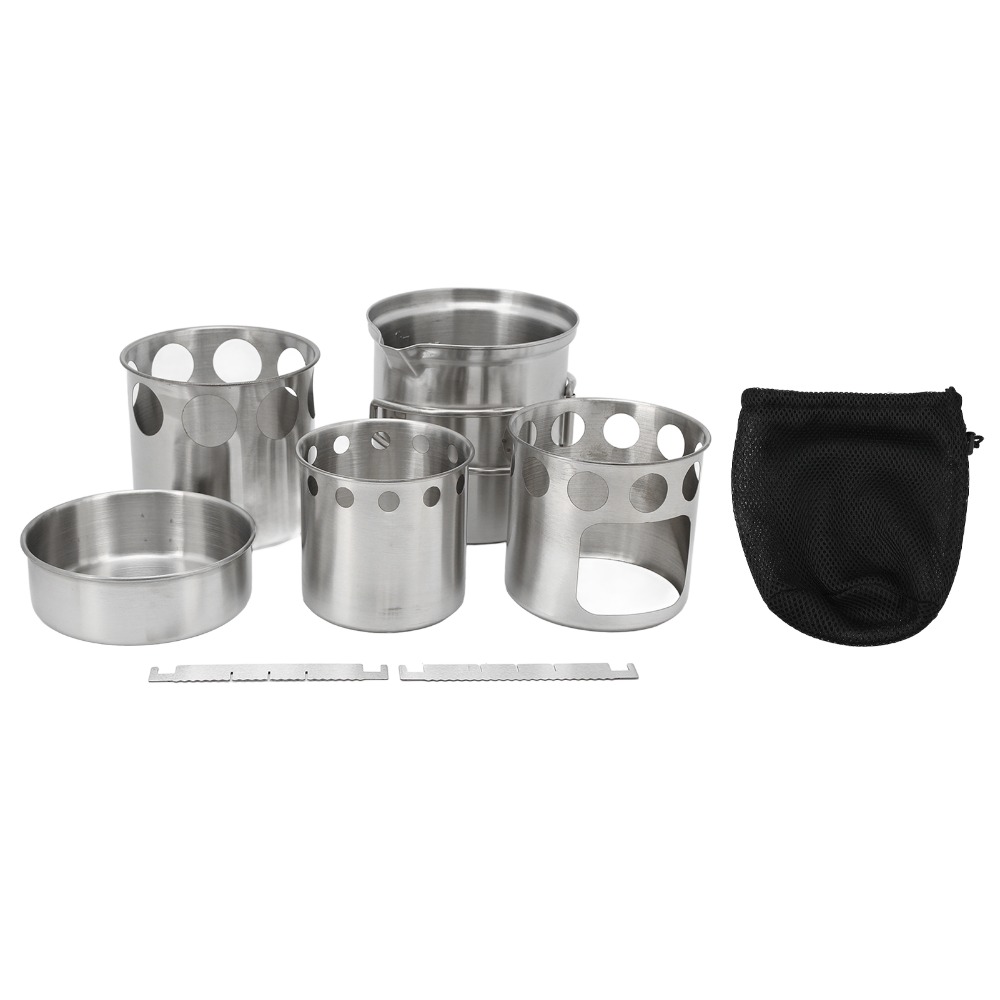 Набор походной посуды из нержа – обзор и цена Camping Cooking Pot With Lid