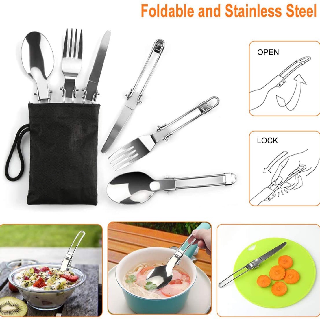 Набор для кемпинга на открытом – обзор и цена Camping Cooking Set With Kettle