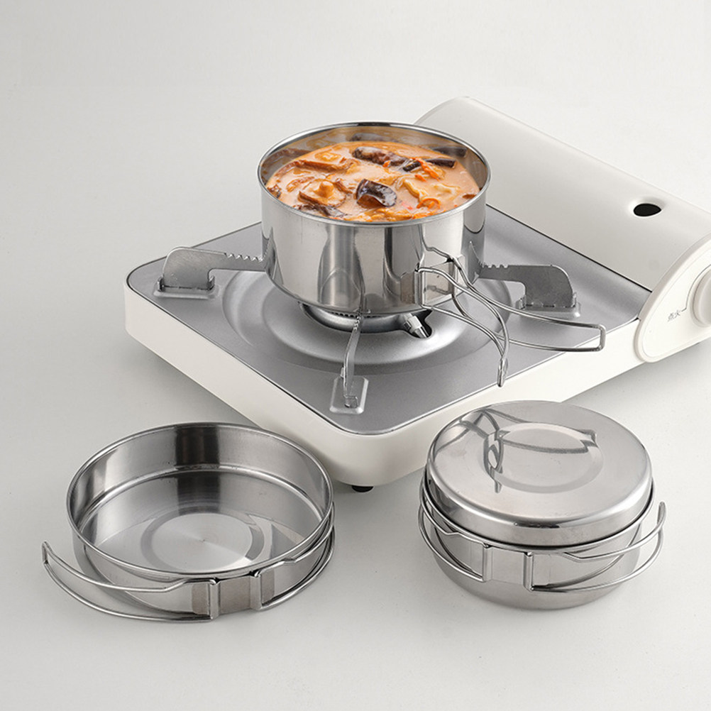Набор походной посуды из нержа – обзор и цена Camping Cooking Frying Pan