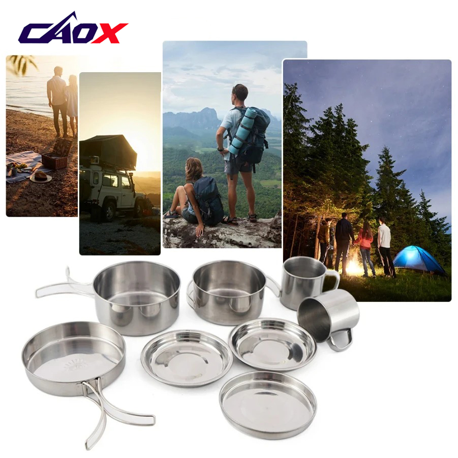 Набор походной посуды CAOX, 8  – обзор и цена Camping Cooking Hot Plate