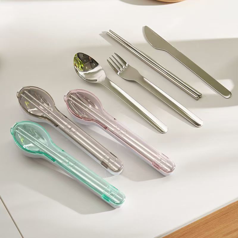 Портативный набор столовых при – обзор и цена Camping Cooking Utensils Kit