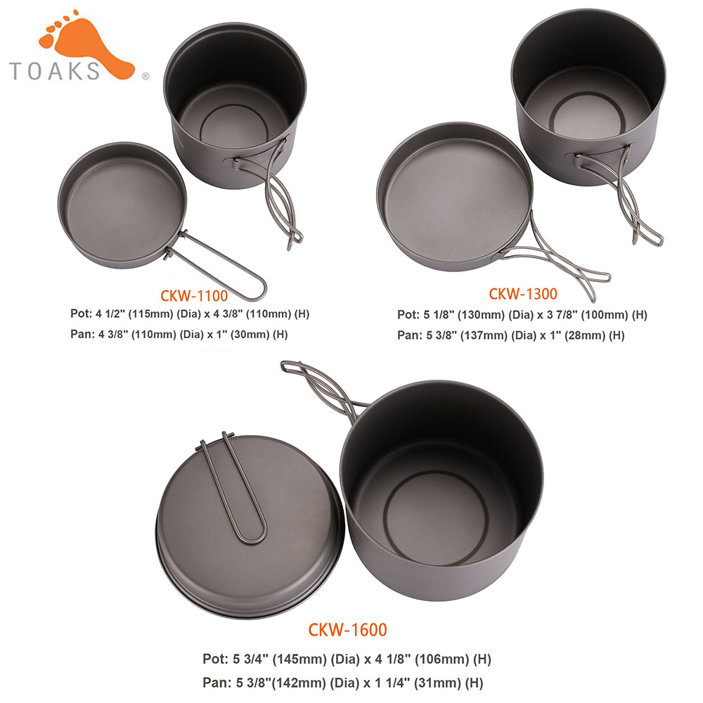Набор посуды TOAKS, сверхлегка – обзор и цена Camping Cooking Tin