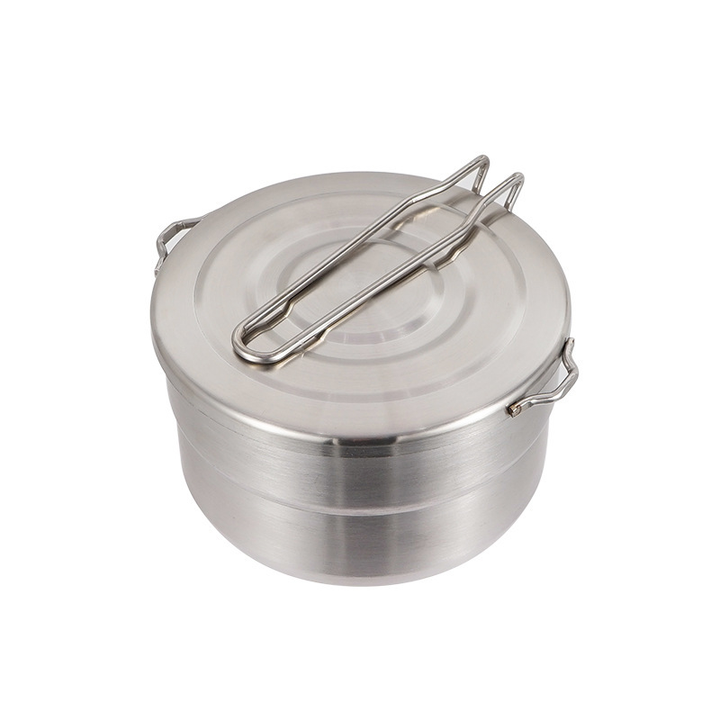 Уличная кастрюля из нержавеюще – обзор и цена Camping Cooking Pot With Lid