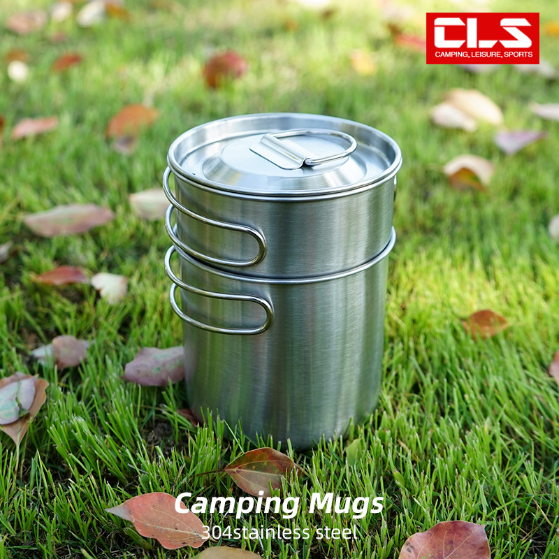 2 шт./компл. походный чайник и – обзор и цена Camping Cooking Set With Kettle