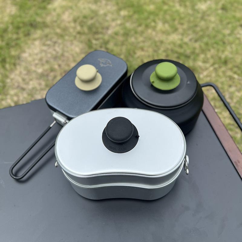 Силиконовая ручка-присоска для – обзор и цена Camping Cooking Pot With Lid