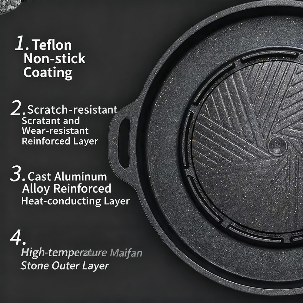 KOSUN корейская сковорода-грил – обзор и цена Camping Cooking Grill