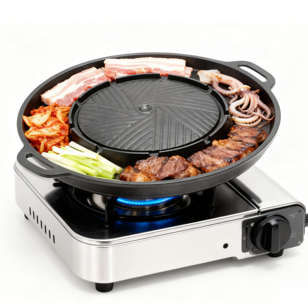 KOSUN корейская сковорода-грил – обзор и цена Camping Cooking Grill