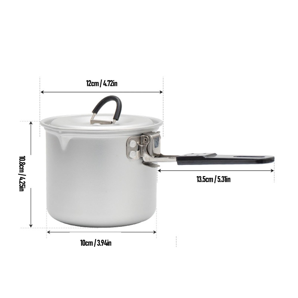 Кемпинговая походная кастрюля, – обзор и цена Camping Cooking Pot With Lid