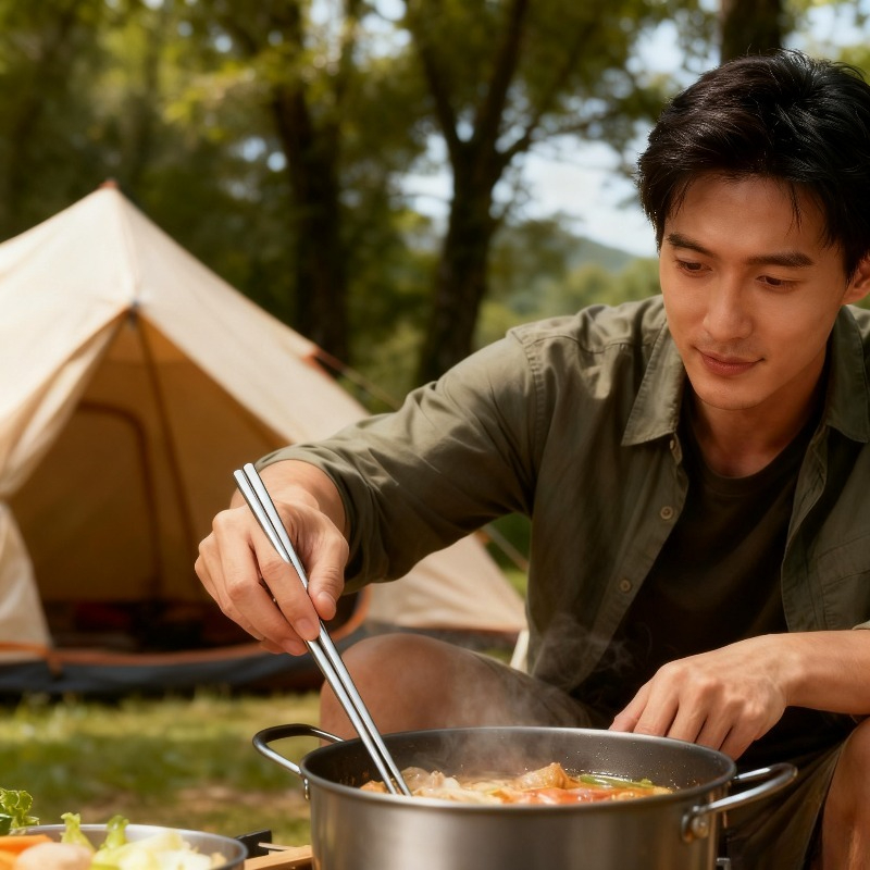 Прочные портативные титановые  – обзор и цена Camping No Cooking Meals