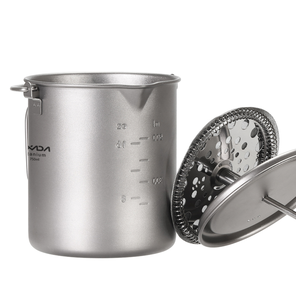 Титановая кофейная кружка Lixa – обзор и цена Camping Cooking Pot With Lid