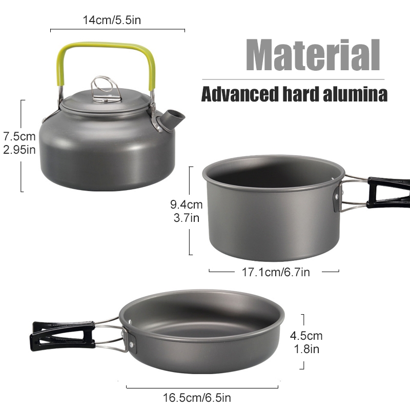 WESTTUNE набор посуды для кемп – обзор и цена Camping Cooking Utensils Kit