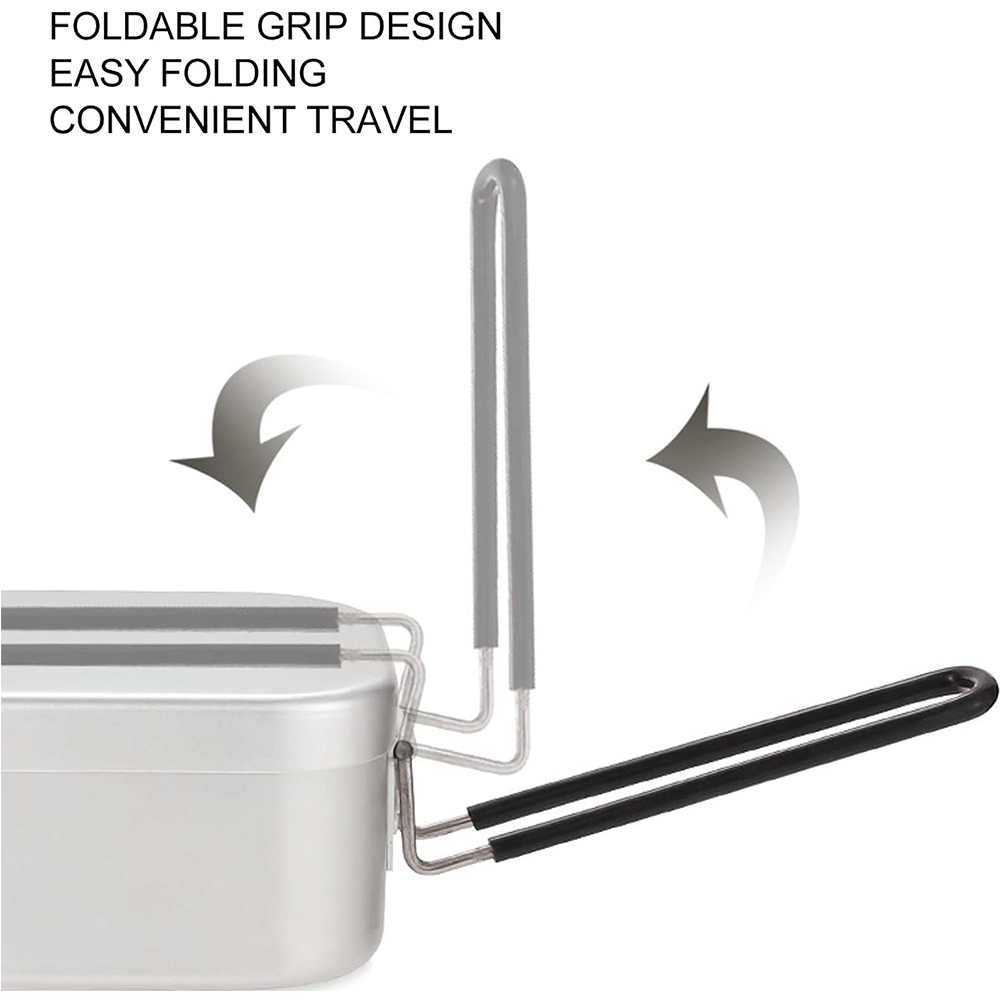800 мл алюминиевые ланч-боксы, – обзор и цена Camping Cooking Utensils Kit