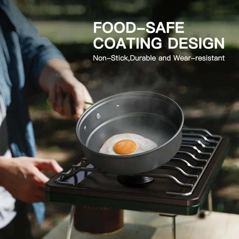 Набор для кемпинга, походная к – обзор и цена Camping Cooking Set With Kettle
