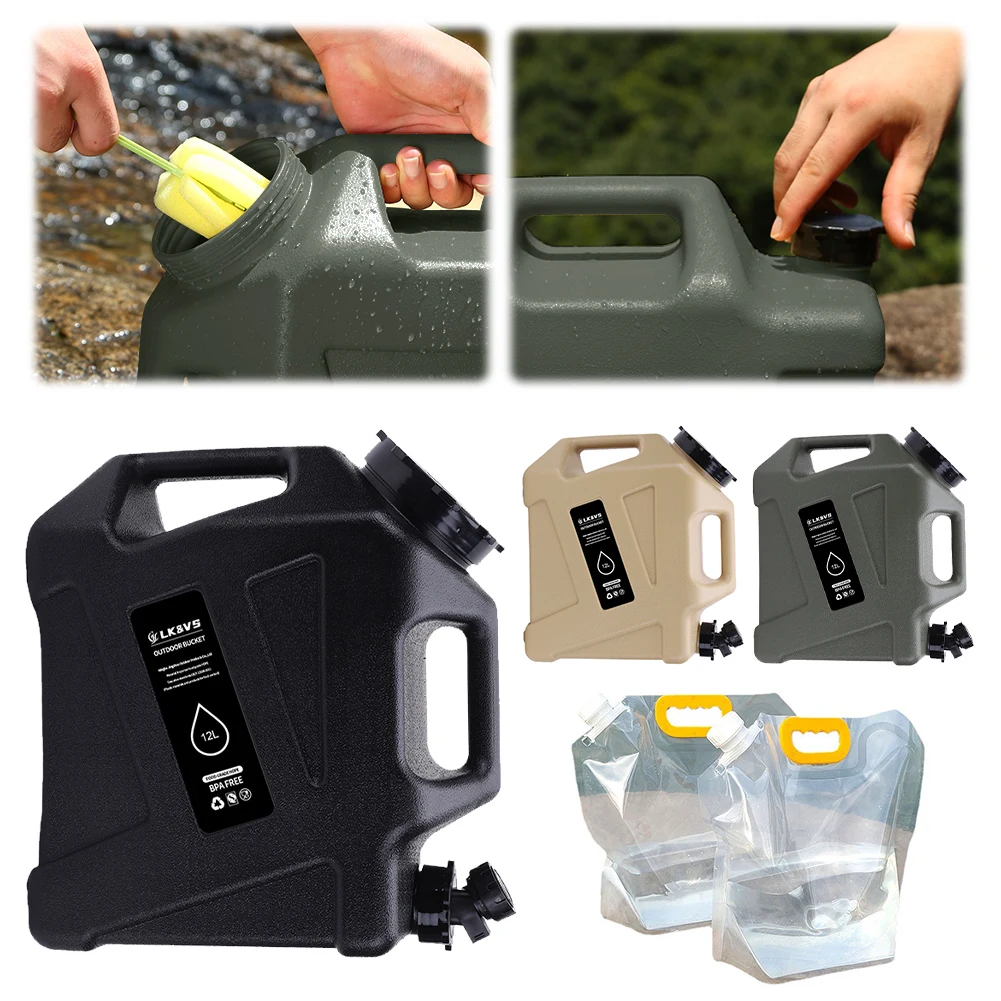 Ведро для воды 11/12/18,5 л, а – обзор и цена Camping Cooking And Drinking