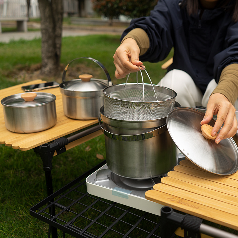 NOBANA новейший уличный набор  – обзор и цена Camping Cooking Frying Pan