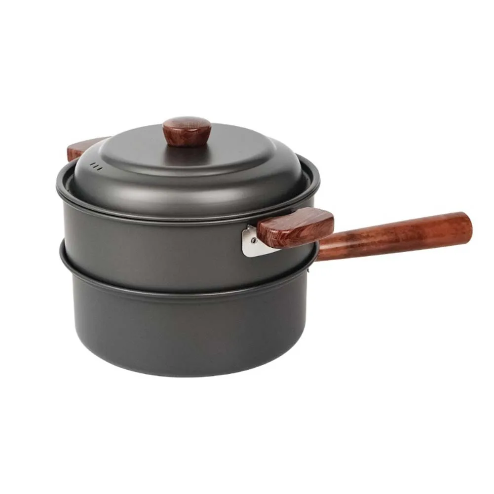 3л набор кастрюль для кемпинга – обзор и цена Camping Cooking Pot With Lid