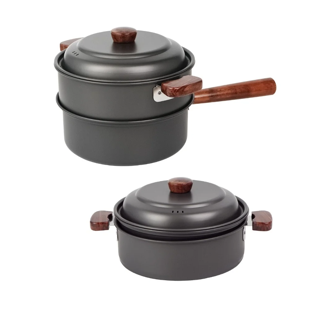 3л набор кастрюль для кемпинга – обзор и цена Camping Cooking Pot With Lid