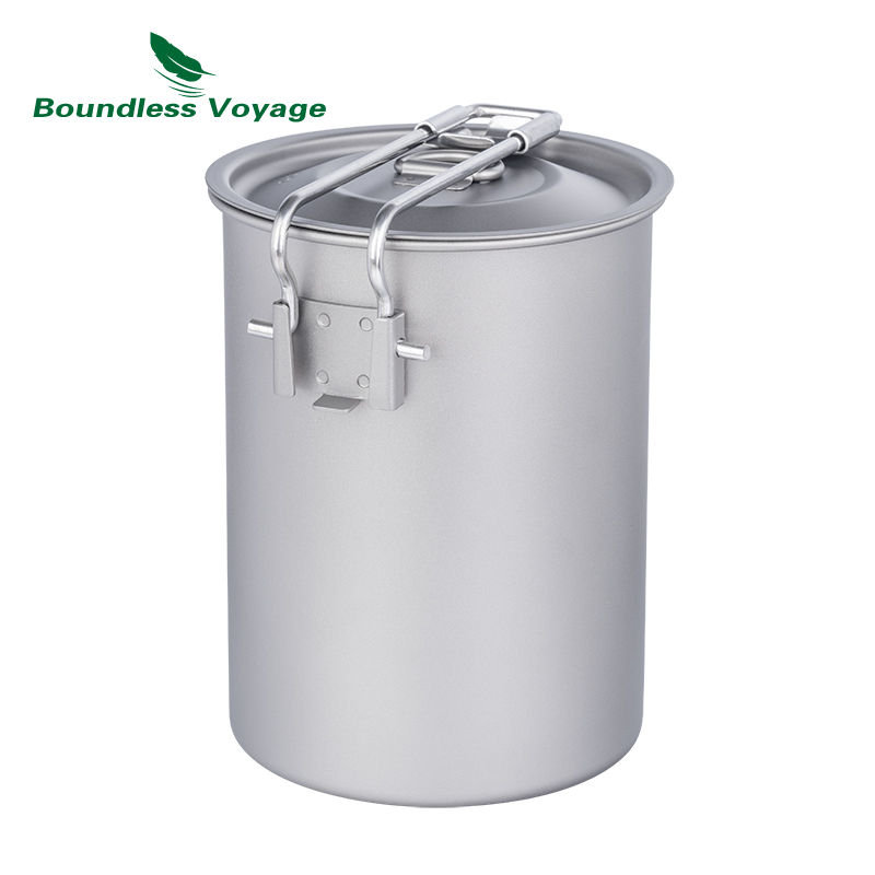 Титановая чашка Boundless Voya – обзор и цена Camping Cooking Pot With Lid