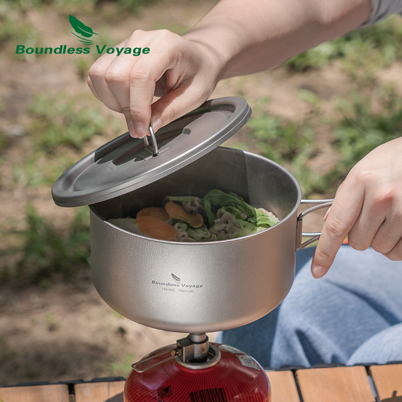 Титановая походная кастрюля Bo – обзор и цена Camping Cooking Tin