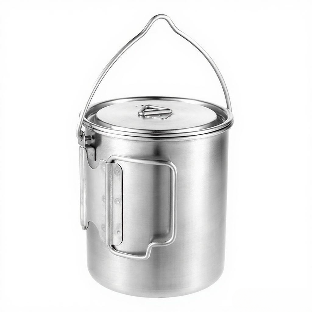 Кружка-термос из нержавеющей с – обзор и цена Camping Cooking Pot With Lid