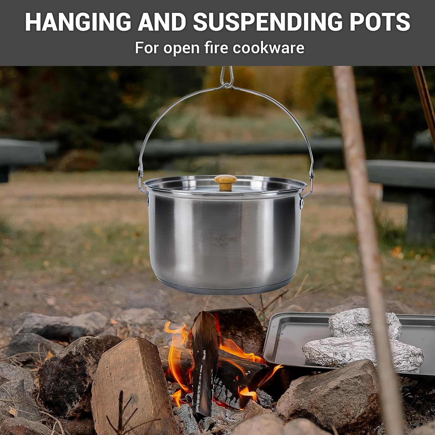Набор походной посуды из нержа – обзор и цена Camping Cooking Set With Kettle