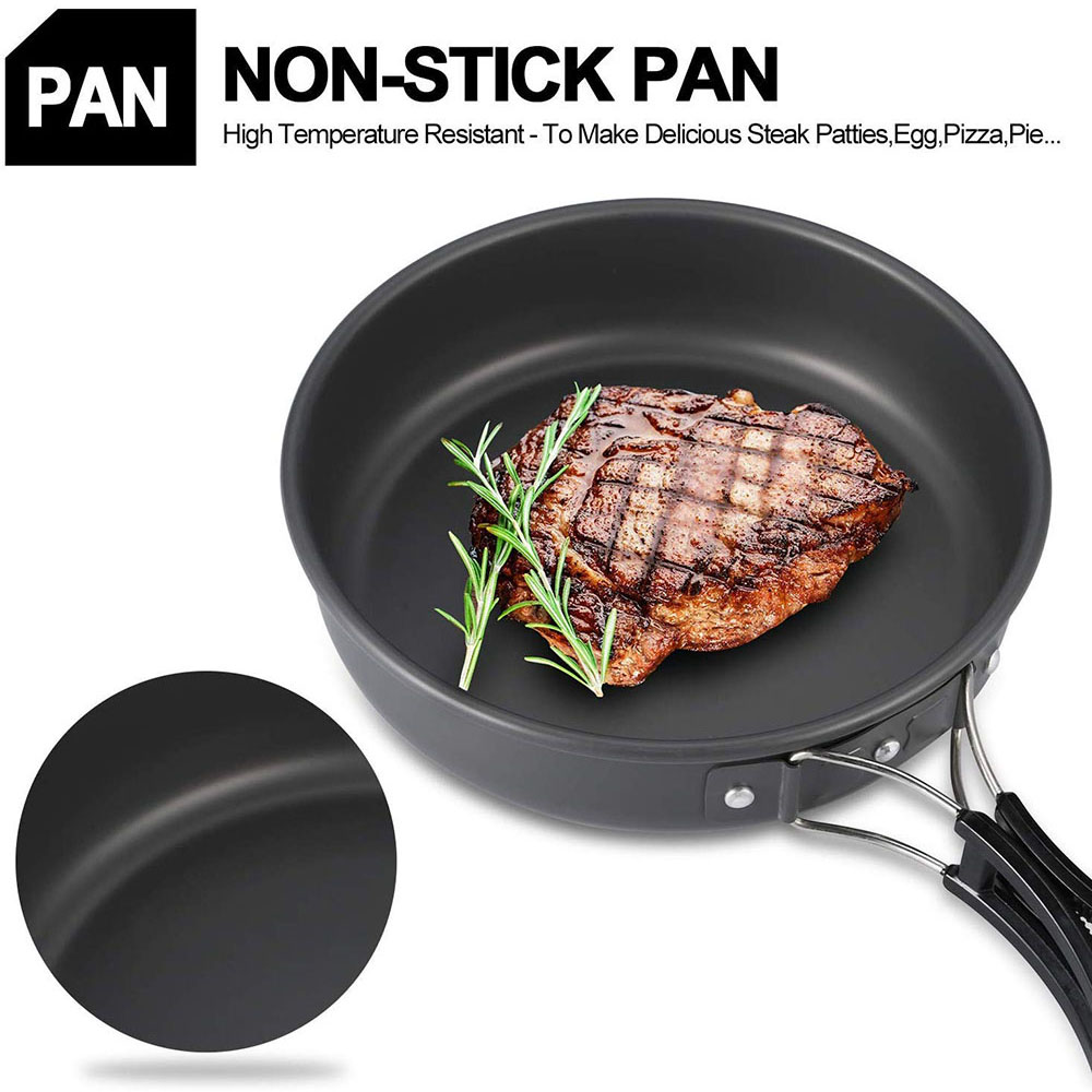 Набор походной посуды из алюми – обзор и цена Camping Cooking Utensils Kit