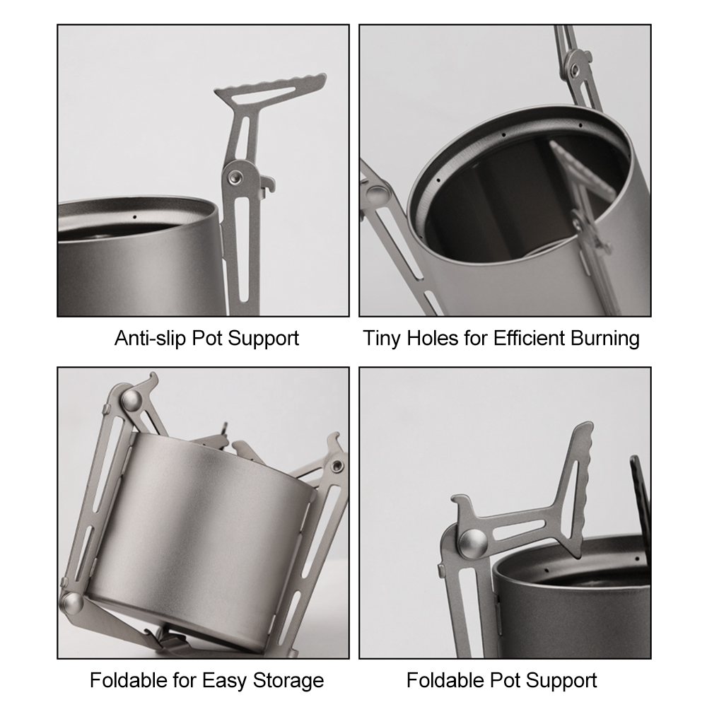 Складная спиртовая горелка TOM – обзор и цена Camping Cooking Pot With Lid