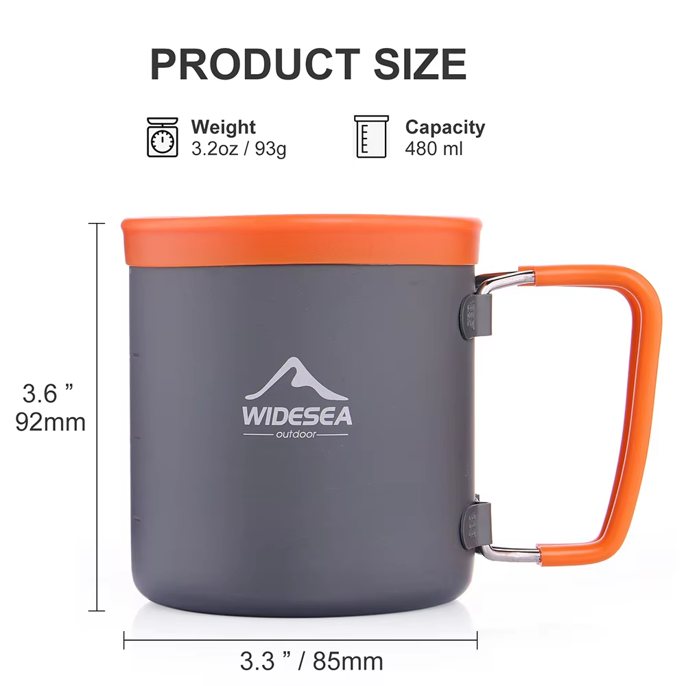 Набор алюминиевых кружек Wides – обзор и цена Camping Cooking And Drinking